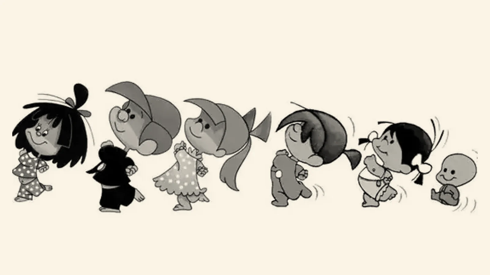 Los personajes originales de la Familia Telerín